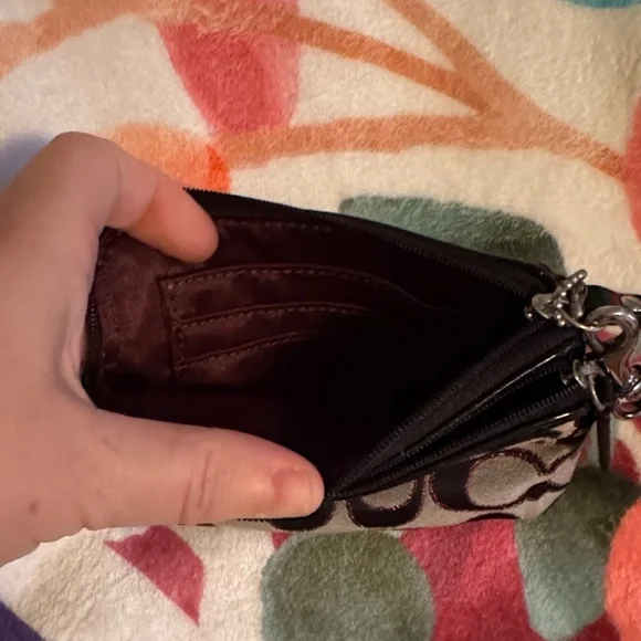 Coach Signature Gray, Black, and Pink Glitter Women's Bag Set - Picture 4 of 16